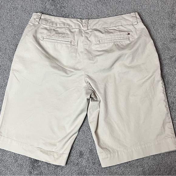 Tommy Hilfiger Cream Khaki Shorts - Picture 3 of 4